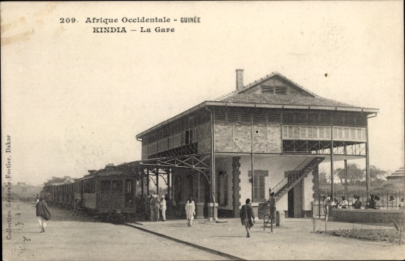 PC Afrique Occidentale, Kindia Guinea, La Gare, train station