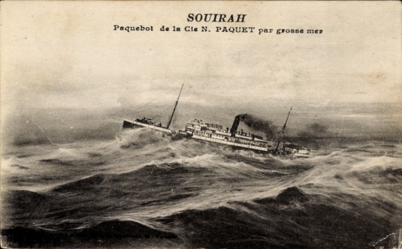 Ak Dampfer Souirah, Compagnie de Navigation Paquet, CNP