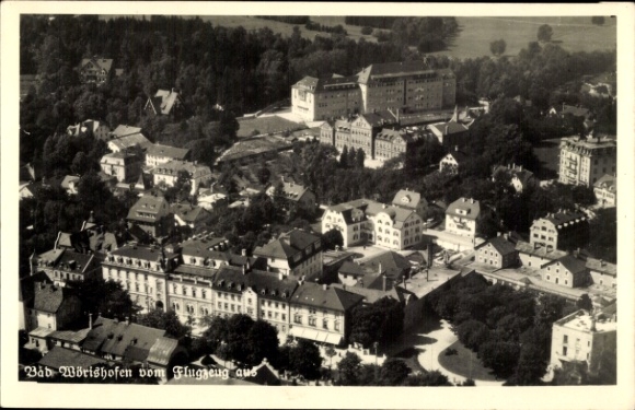 Postcard Bad Wörishofen in Unterallgäu, aerial photograph