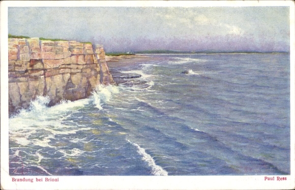 Artysta KP Rees, P., Brijuni Brioni Chorwacja, surf