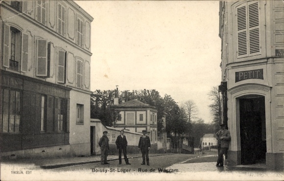 Ak Boissy Saint Leger Val de Marne, Rue de Wagram, Petit