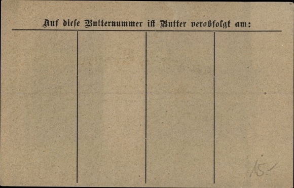 Postcard Braunschweig in Lower Saxony?, city butter business Schrader, Hagenring 26, butter card