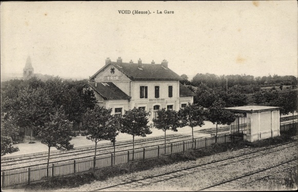 Postcard Void Meuse, La Gare