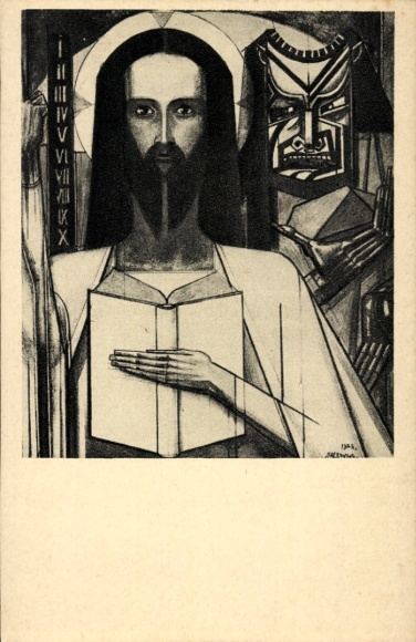 Artist PC Toorop, Jan, Christ in the woestijn