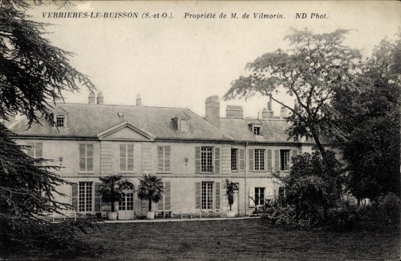Ak Verrières le Buisson Essonne, Propriete de M. de Vilmorin
