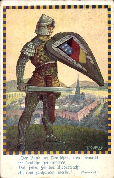 Artysta KP Welzl, T., Związek Niemców w Dolnej Austrii, rycerz