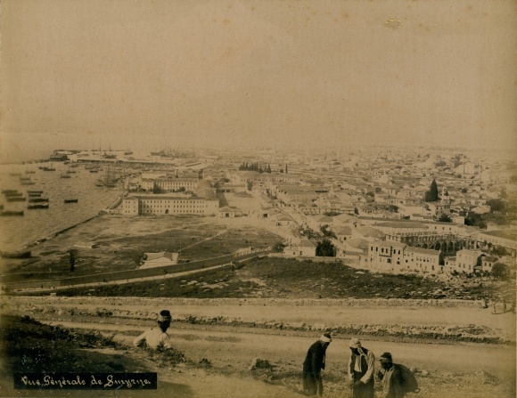 Photo around 1890, Jules Lind, Smyrna Izmir Türkiye, general view