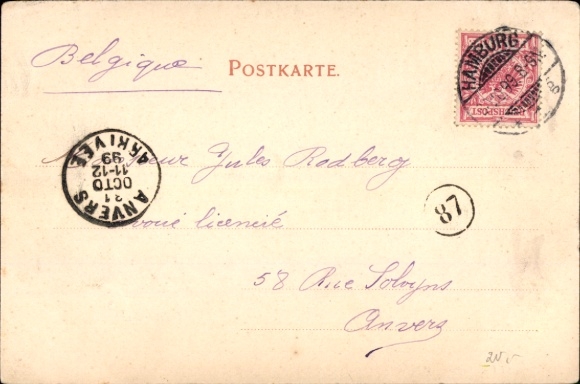 Ak Hamburg Mitte oude binnenstad, Gänsemarkt