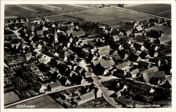 Postcard Othfresen Liebenburg am Harz, aerial photograph