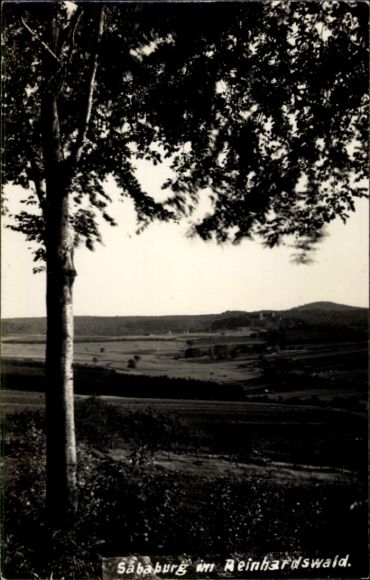 Foto Ak Sababurg Beberbeck Hofgeismar in Hessen, Gesamtansicht