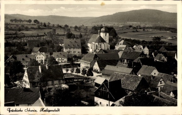 Ak Heiligenstadt in Oberfranken, Teilansicht, Kirche