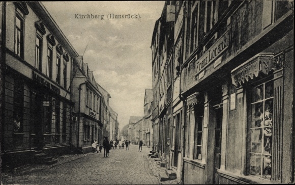 PC Kirchberg im Hunsrück, street section, business Franz Lorenz