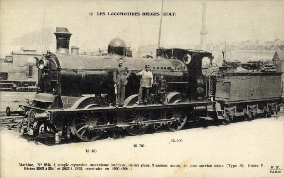 PC Belgian Railway, locomotive, conductor