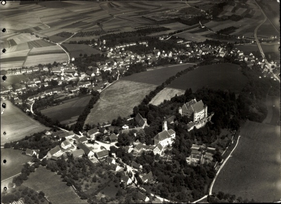 Postcard aerial photograph