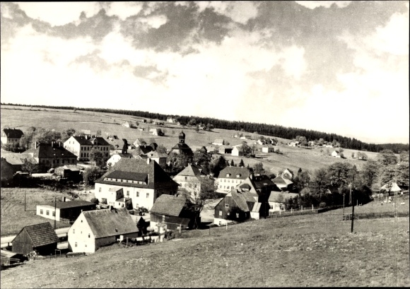 Ak Rübenau Marienberg in het Ertsgebergte van Saksen, uitzicht op de stad en omgeving