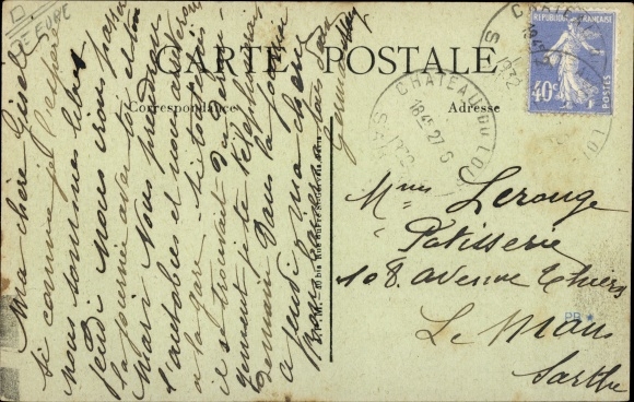 Postcard Amfreville la Campagne Eure, The Church