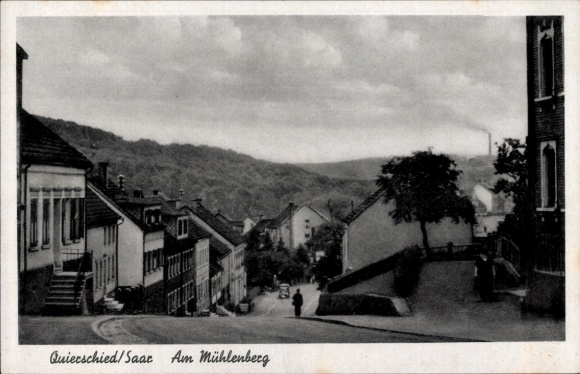 Postcard Quierschied in Saarland, Mühlenberg