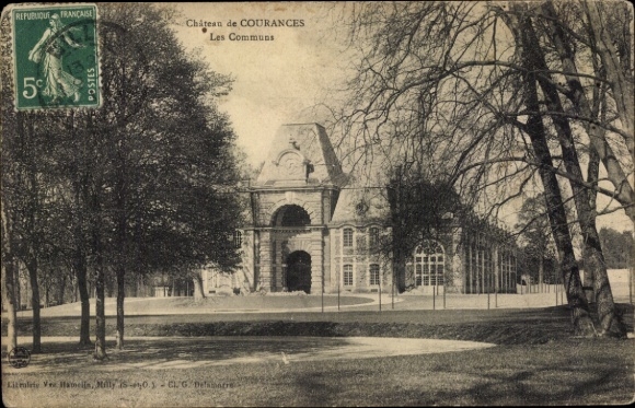 Ak Courances Essonne, Chateau, Les Communs