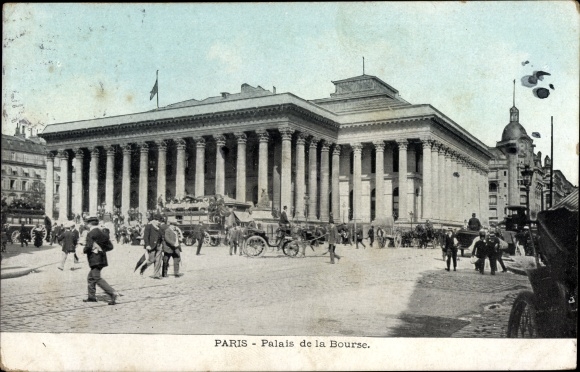 Ansichtkaart Parijs II, Palais de la Bourse