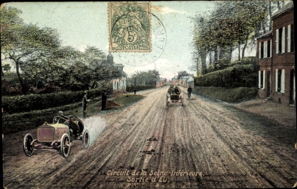 Postcard Eu Seine Maritime, Seine Inferieure circuit
