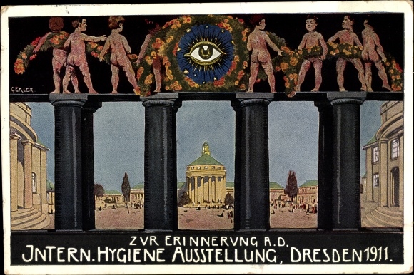 KP artysty Gerler, Dresden Altstadt, Międzynarodowa Wystawa Higieny 1911