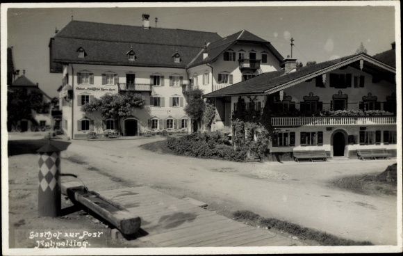Photo Postcard Ruhpolding in Upper Bavaria, Gasthof zur Post