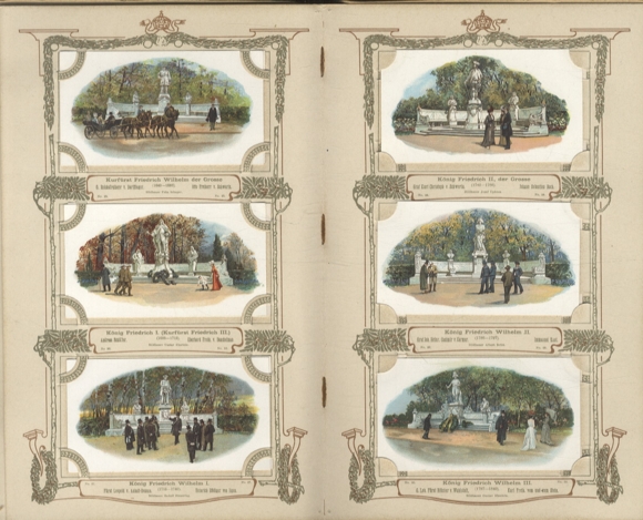 Victory Avenue. The monuments on Sieges-Allee Berlin. Collector's photo album Sarotti Chocolate Factory