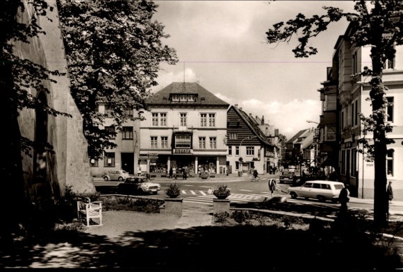 Ak Lage in Lippe, stadscentrum, Bergstraße