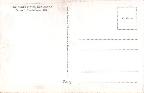 PC Krautsand Drochtersen, Buhrfeinds Hotel, garden