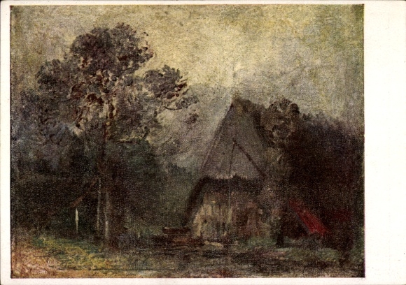 Postcard Wiedensahl in Schaumburg Land, Wilhelm Busch birthplace in Wiedensahl