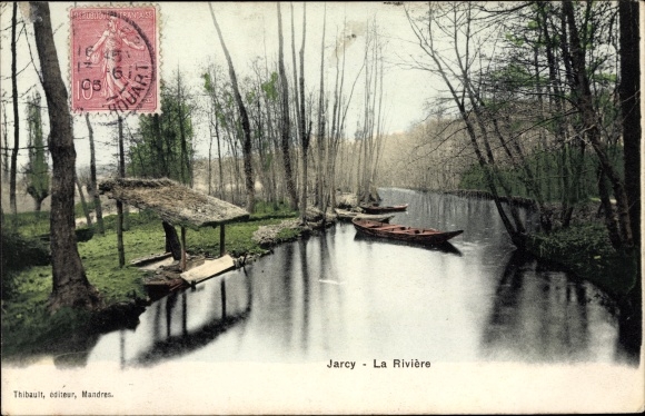 Ak Jarcy Essonne, La Riviere