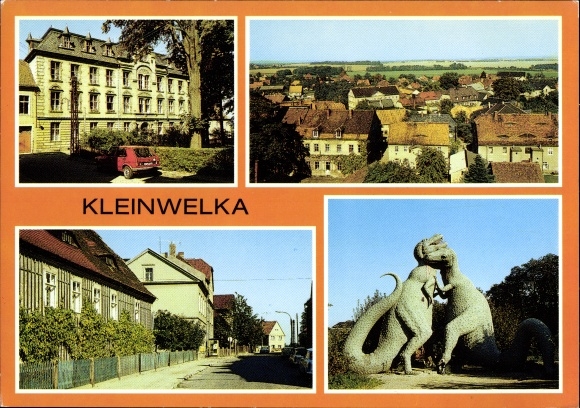 PC Kleinwelka Bautzen in the Lausitz, after work home, partial view, main street, in the Urzoo