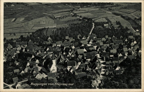 KP Kuppingen Herrenberg w Wirtembergii, zdjęcie lotnicze