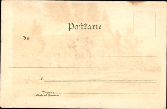 Kunstenaar litho Diemer, Zeno, Oberammergau in Opper-Beieren, Das Diemerhaus
