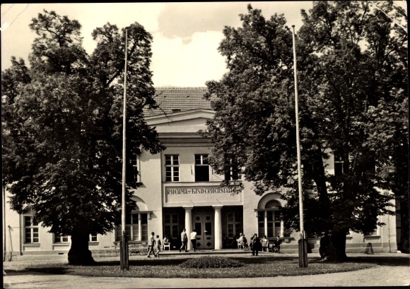 Postcard Bad Sülze in Mecklenburg, rheumatism and children&#39;s sanatorium, Kurhaus