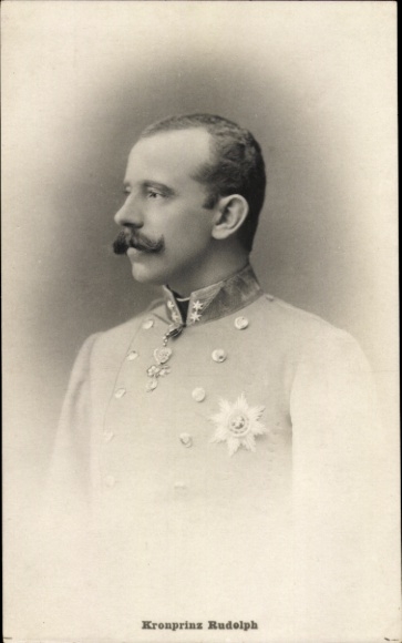 Ak Kronprinz Rudolph von Österreich Ungarn, Orden