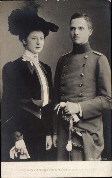 PC Duke Carl Eduard, Duchess Viktoria Adelheid, Saxony Coburg Gotha
