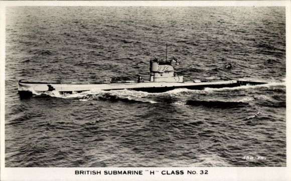 Ak Kriegsschiff Royal Navy, Britisches U-Boot H Klasse Nr. 32