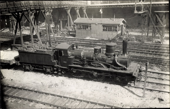 Photo French railway, steam locomotive