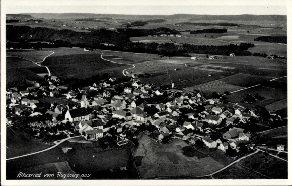 Ak Altusried im Allgäu, Fliegeraufnahme
