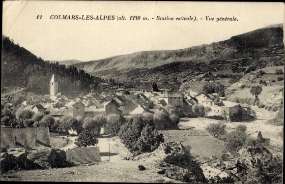 PC Colmars les Alpes Alpes de Haute Provence, general view