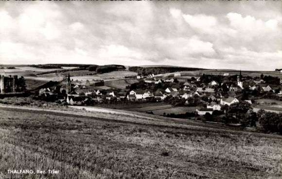 Postcard Thalfang in the Hunsrück, total view