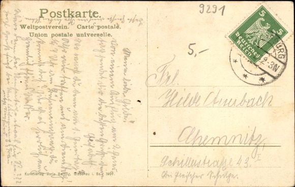 PC Rochsburg Lunzenau in Saxony, Counts. Schönburgsches Schloss, Fritze Bliemchen