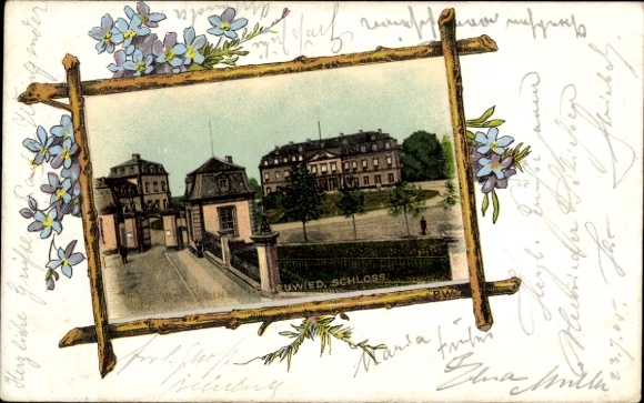 Passepartout Litho Neuwied am Rhein, Schloss