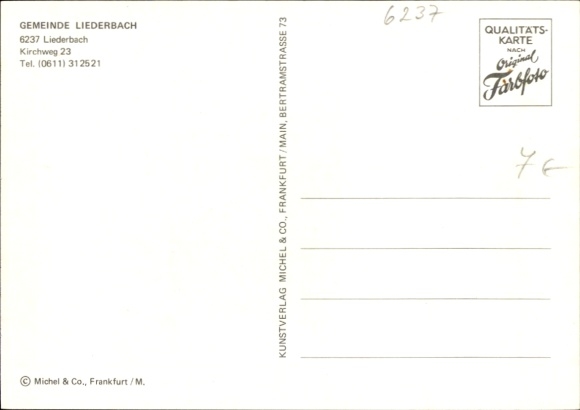 Postcard Liederbach am Taunus, partial views, coat of arms, half-timbered house