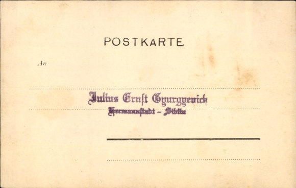 Postcard Salzburg in Austria, Bräustübl
