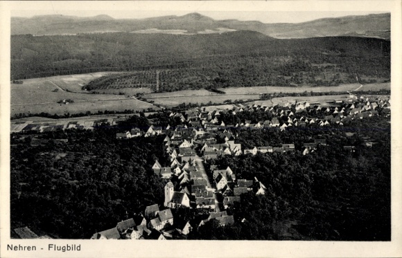Ak Nehren bei Tübingen Württemberg, Fliegeraufnahme