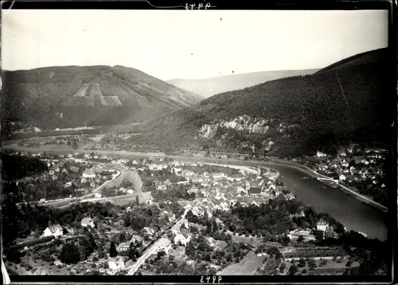 Ak Neckargemünd am Neckar, Blick auf  Neckar und Neckartal
