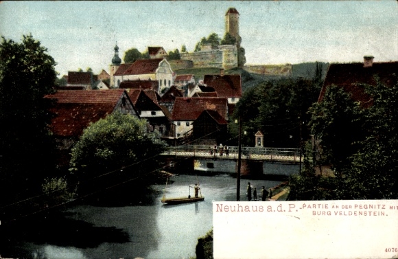 Ak Neuhaus an der Pegnitz in de regio Neurenberg in Beieren, Kasteel Veldenstein