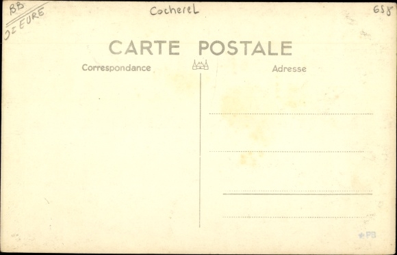 Postcard Cocherel Eure, Le Debarcadere by MA Briand